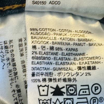 Levis 511 Jeans Mens 29x30 Blue Medium Wash Slim Taper Stretch Denim Mid Rise - Thumbnail 5