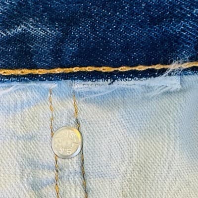 Levi's 550 Jeans Mens 40x32 Blue Medium Wash Relaxed Straight Denim Zip Fly - Thumbnail 8