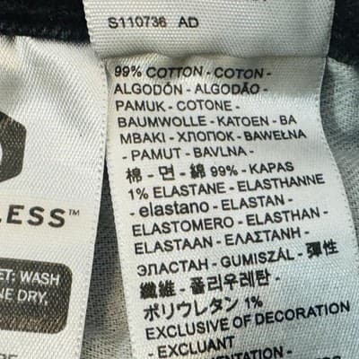 Levis Jeans Mens 30x30 Black Charcoal Wash Slim Tapered Stretch Denim Mid Rise - Thumbnail 5