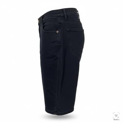 Dickies Shorts Mens 38 Black Cargo Denim Stretch Relaxed Fit 12 Inseam Pockets - Thumbnail 3