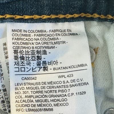 Levis 511 Jeans Mens 29x30 Blue Medium Wash Slim Taper Stretch Denim Mid Rise - Thumbnail 4