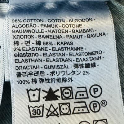 Levis 559 Jeans Mens 50x30 Blue Medium Wash Relaxed Straight Denim Zip Fly - Thumbnail 9