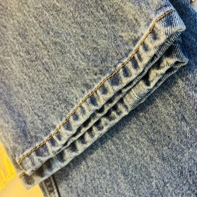 Vintage Levis 505 Jeans Mens 29x32 Blue Light Wash Straight Denim Mid Rise - Thumbnail 8