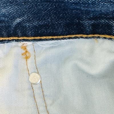 Levis 550 Jeans Mens 40x34 Blue Medium Wash Relaxed Tapered Denim Zip Fly - Thumbnail 8