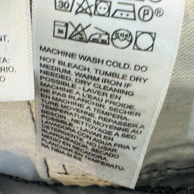 Levis 512 Jeans Mens 28x28 Black Dark Wash Slim Tapered Denim Stretch Fit - Thumbnail 6