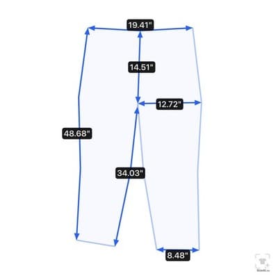 Levis 550 Jeans Mens 40x34 Blue Medium Wash Relaxed Tapered Denim Zip Fly - Thumbnail 10