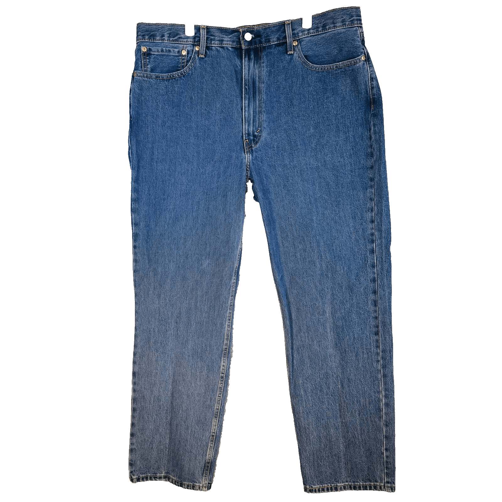 Levi's 550 Jeans Mens 40x32 Blue Medium Wash Relaxed Straight Denim Zip Fly - Thumbnail 5