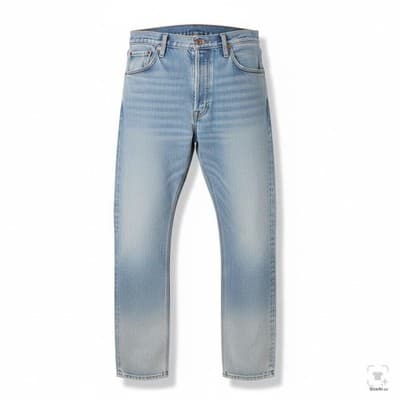 Levis 512 Jeans Mens 36x32 Blue Light Wash Slim Tapered Stretch Denim Zip Fly - Image 1