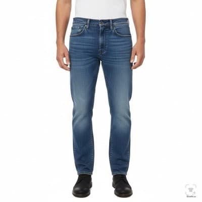 Levis 541 Jeans Mens 34x29 Blue Medium Wash Tapered Athletic Denim Zip Fly - Thumbnail 10