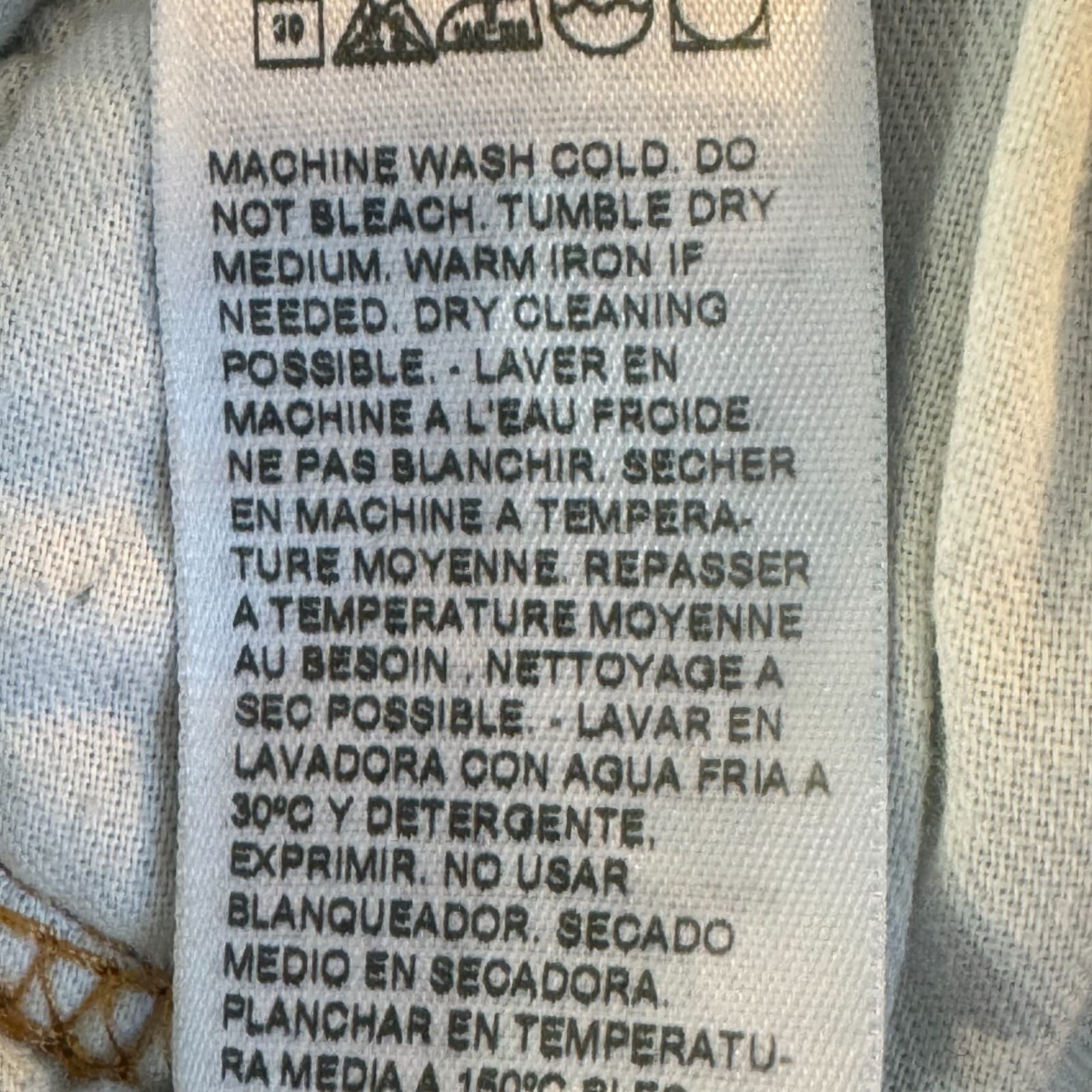 Levi’s 505 Men’s Jeans 36 x 34 Blue Denim Stretch Mid-Rise Straight - Thumbnail 14