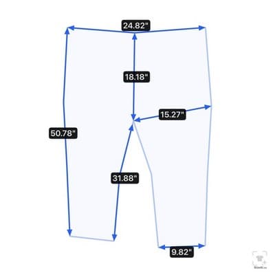 Polo Ralph Lauren Jeans Mens 48x30 Blue Medium Wash Straight Denim Zip Fly - Thumbnail 12