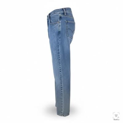 Levis 511 Jeans Mens 32x30 Blue Light Wash Slim Tapered Stretch Denim Zip Fly - Thumbnail 3