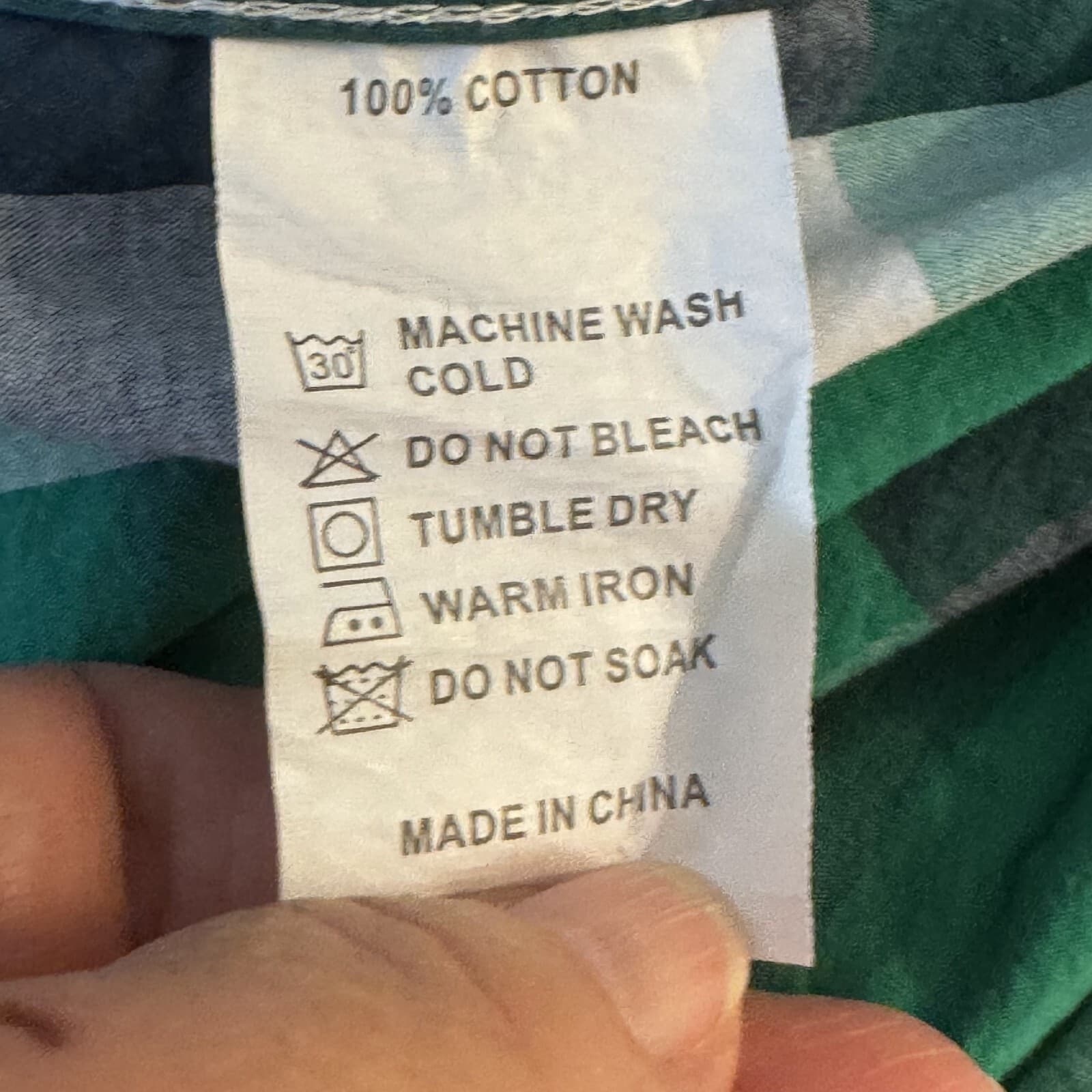 Double Pump Men's Shirt L Green Plaid Western Pearl Snap Short Sleeve Cotton - Thumbnail 13