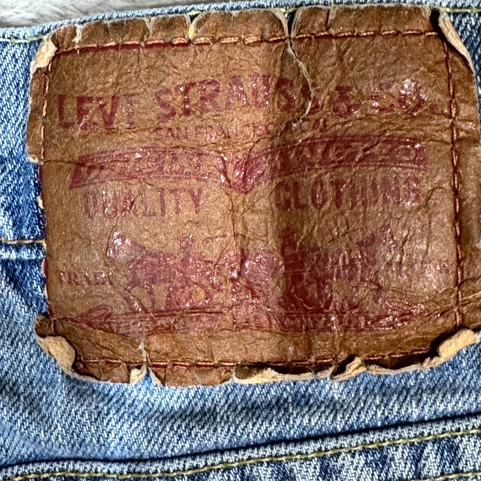 Levi's 510 Men's Jeans 32 X 30 Blue Denim Stretch Mid-Rise Super Skinny Leg - Thumbnail 4