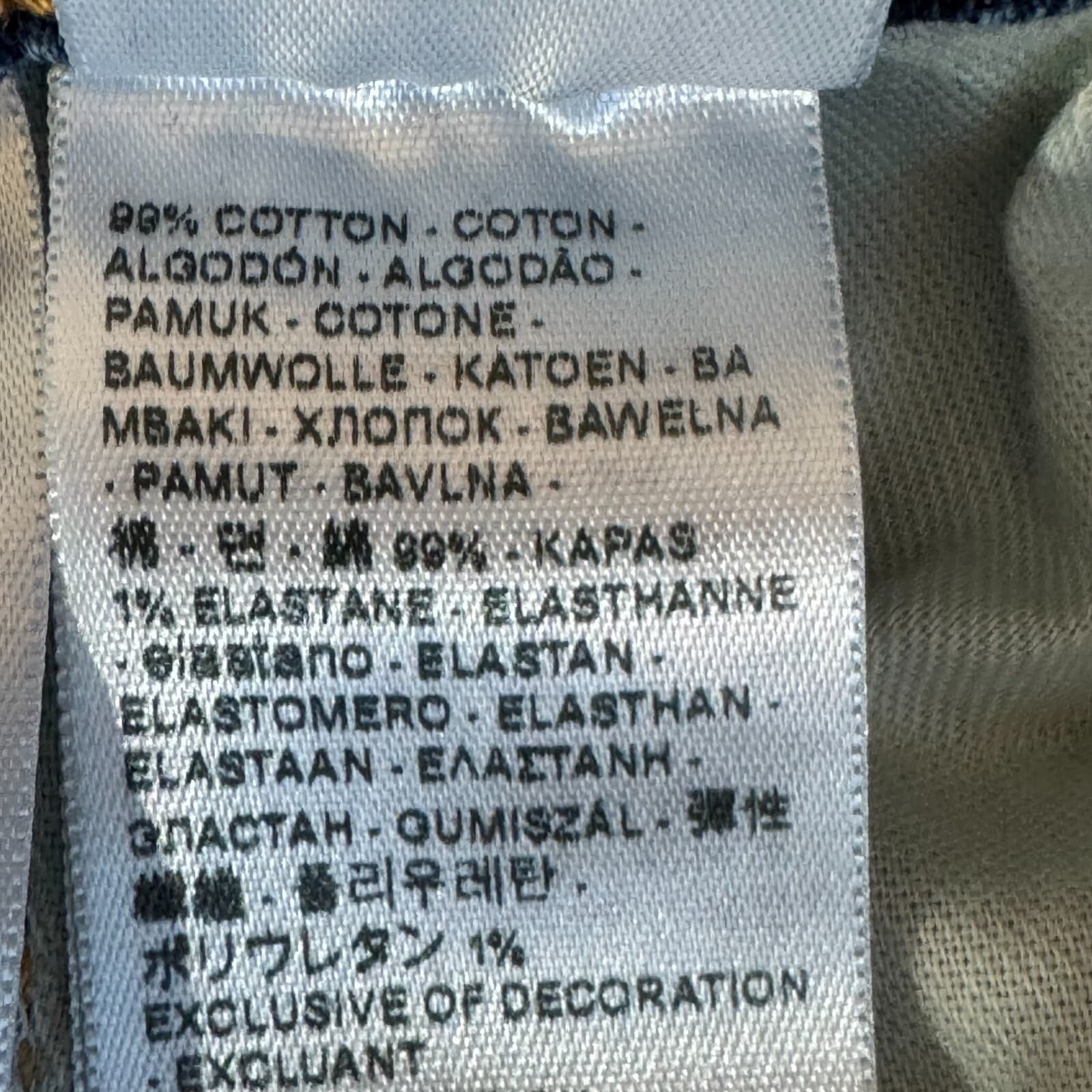 Levi's 505 Men's Jeans 40 X 30 Blue Denim Stretch Mid-Rise Straight Leg - Thumbnail 13