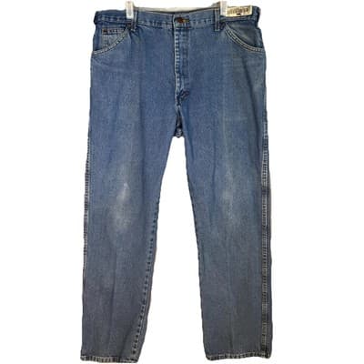 American Eagle Outfitters Men's Jeans 34 x 32 Blue Denim Mid-Rise Straight - Image 1