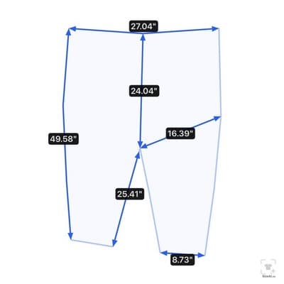 Levis 560 Jeans Mens 56x30 Blue Light Wash Relaxed Tapered Denim Zip Fly - Thumbnail 13