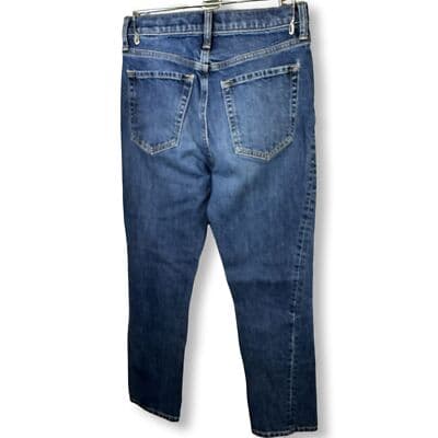 Banana Republic Women’s Distressed Straight-Leg Jeans, Size 25 – ExcellentW 29 - Thumbnail 2