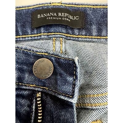 Banana Republic Women’s Distressed Straight-Leg Jeans, Size 25 – ExcellentW 29 - Thumbnail 11