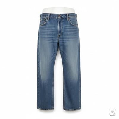 Polo Ralph Lauren Thompson Relaxed Jeans Mens 34x30 Blue Wash Straight Denim - Image 1