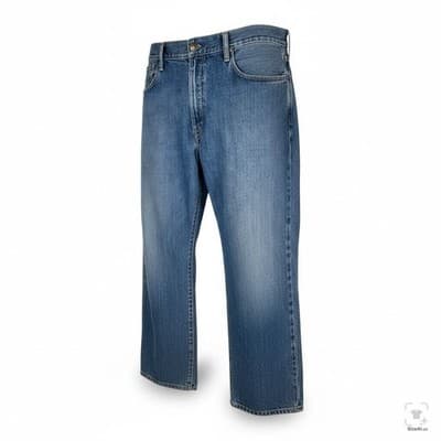 Polo Ralph Lauren Thompson Relaxed Jeans Mens 34x30 Blue Wash Straight Denim - Thumbnail 2