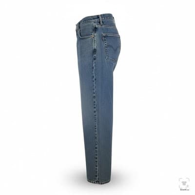 Levis 505 Jeans Mens 40x34 Blue Medium Wash Straight Denim Regular Fit Zip Fly - Thumbnail 3