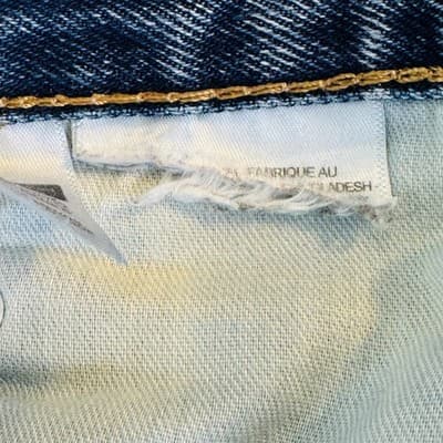 Levis 505 Jeans Mens 40x34 Blue Medium Wash Relaxed Straight Denim Zip Fly - Thumbnail 9