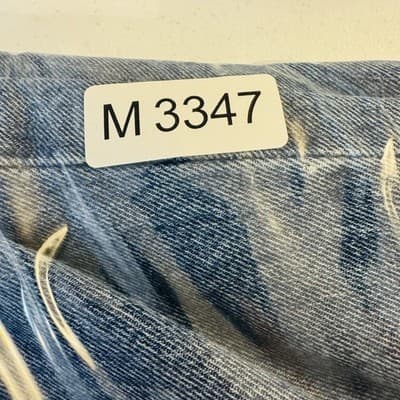 Levis 560 Jeans Mens 56x30 Blue Light Wash Relaxed Tapered Denim Zip Fly - Thumbnail 15