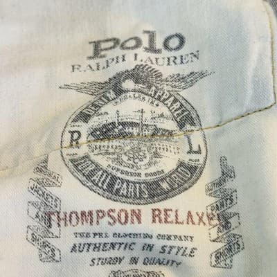 Polo Ralph Lauren Thompson Relaxed Jeans Mens 34x30 Blue Wash Straight Denim - Thumbnail 9