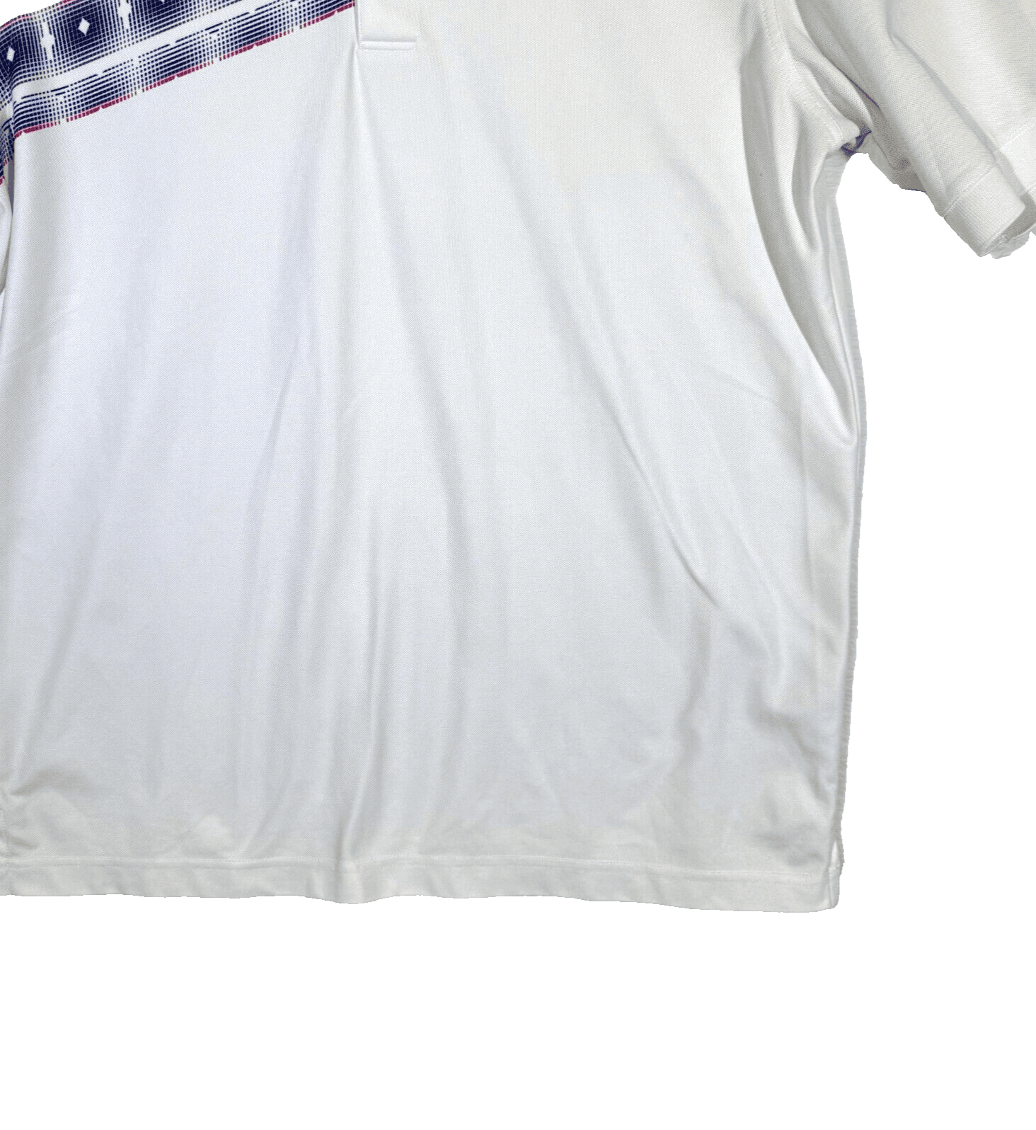 Greg Norman Polo Shirt Men’s M White Play Dry Golf Short Sleeve Geometric Poly - Thumbnail 9