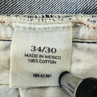 Polo Ralph Lauren Thompson Relaxed Jeans Mens 34x30 Blue Wash Straight Denim - Thumbnail 11