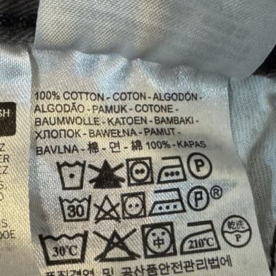 Levis 514 Jeans Mens 29x29 (29x30) Gray Wash Straight Leg Cotton Denim Low Rise - Thumbnail 5