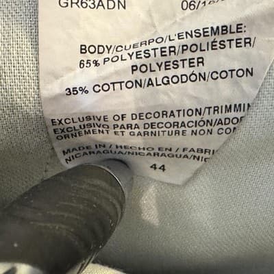 Dickies Shorts Mens 44 Navy Chino Workwear Flat Front Polyester Cotton Pockets - Thumbnail 6