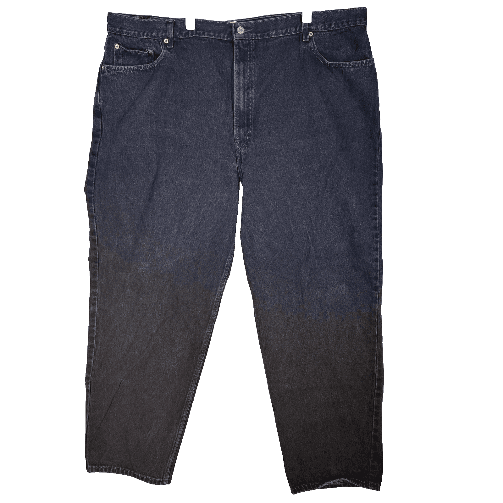 Vintage Levis 560 Jeans Mens 46x32 (48x32) Black Relaxed Tapered Denim - Image 1