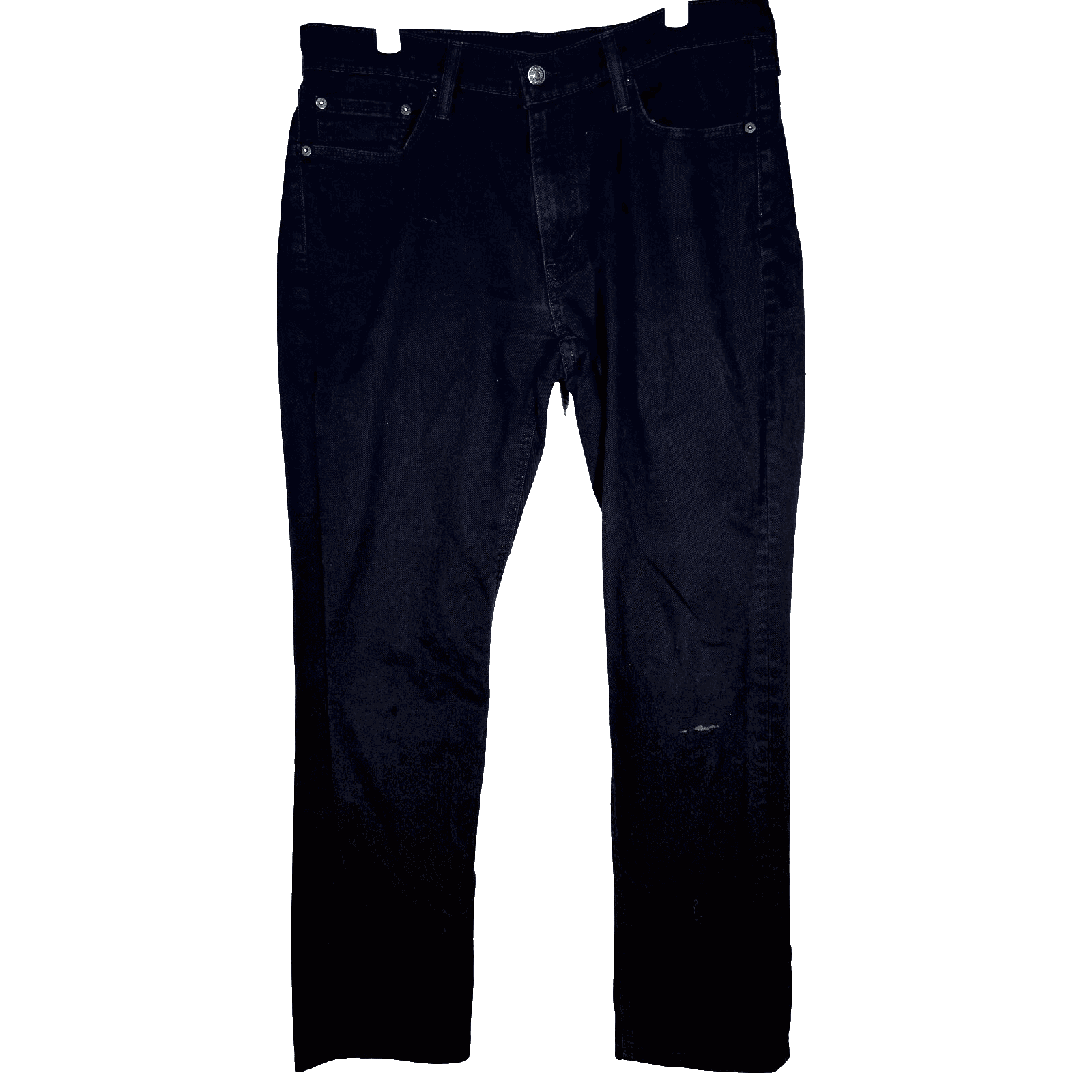 Levi’s 541 Mens Jeans 33x32 Black Denim Athletic Fit Stretch Tapered Zip Fly - Image 1