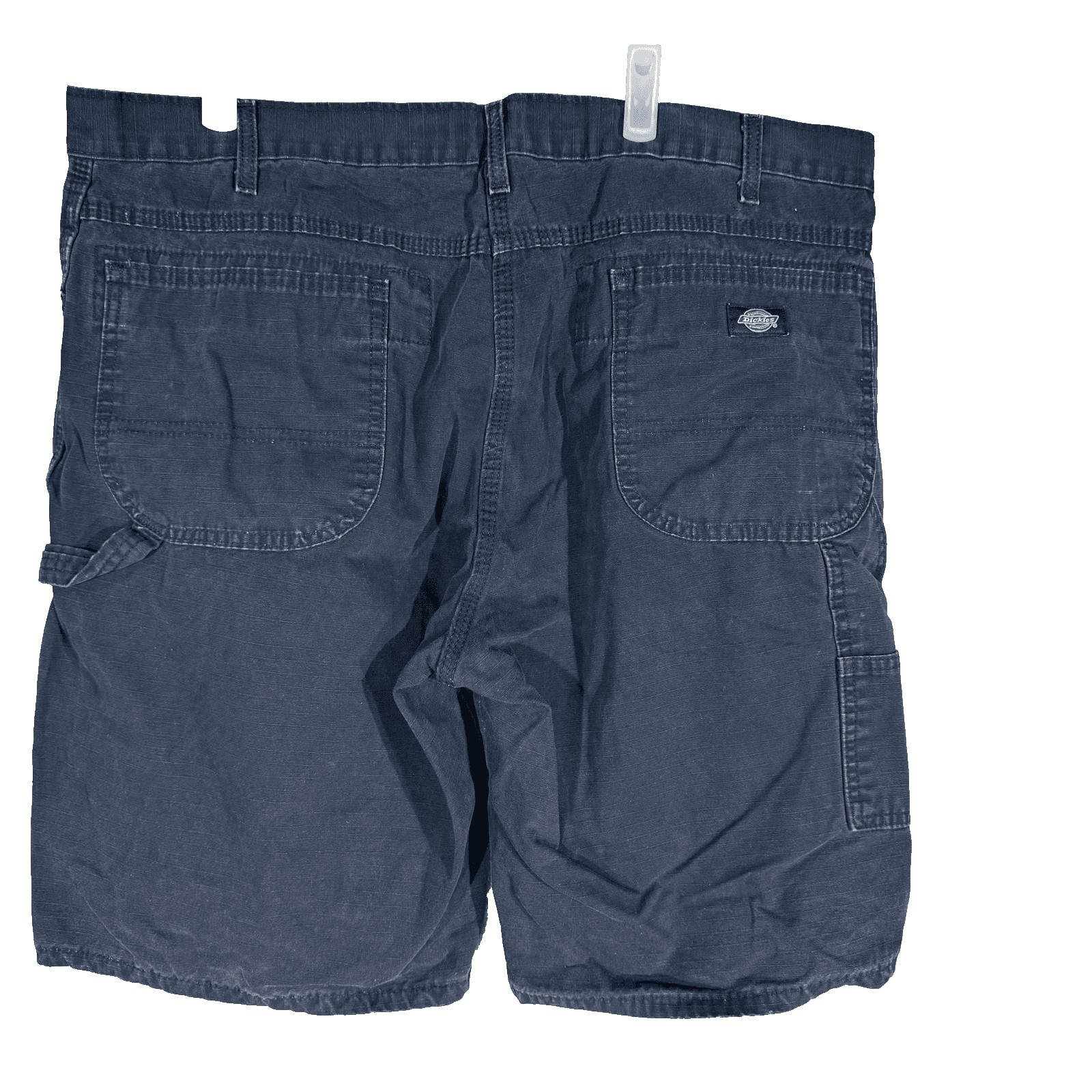 Dickies Cargo Shorts Mens 40 Black Ripstop Canvas Workwear Utility 12 Inseam - Thumbnail 2