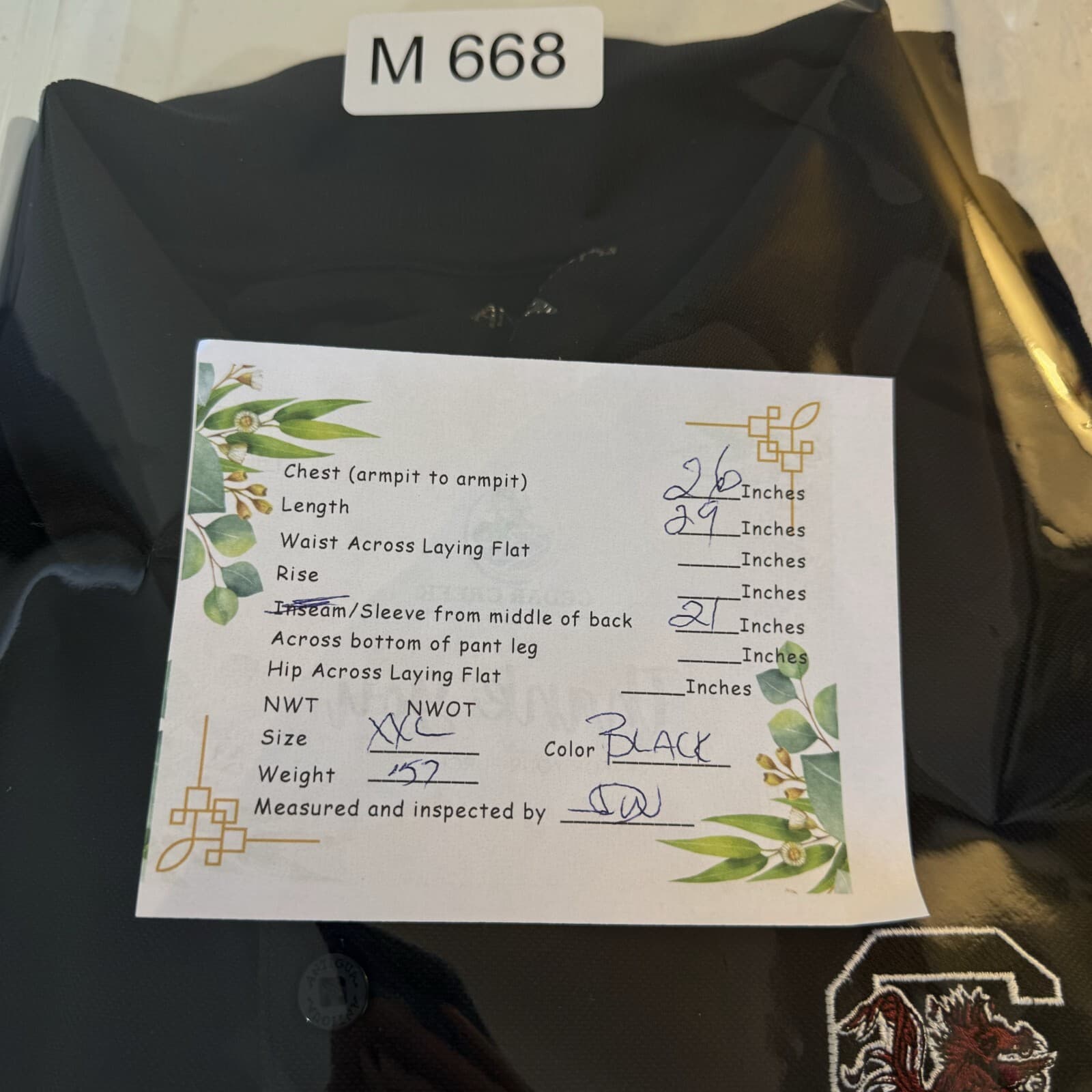 Antigua Men’s Polo Shirt 2XL Black – Golf/Performance Short Sleeve Collared - Thumbnail 15