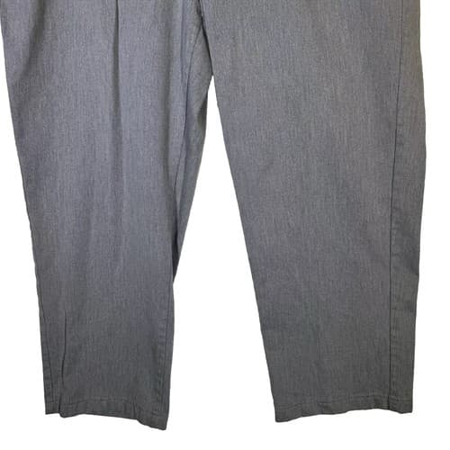 Lands’ End Men’s Gray 100% Cotton Straight-Leg Pants, Size 42 – Excellent - Thumbnail 3