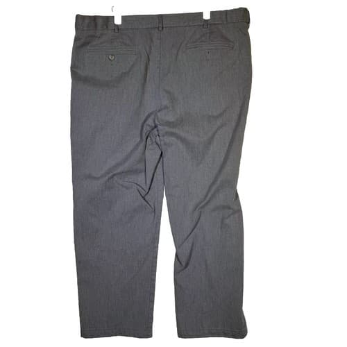 Lands’ End Men’s Gray 100% Cotton Straight-Leg Pants, Size 42 – Excellent - Thumbnail 2