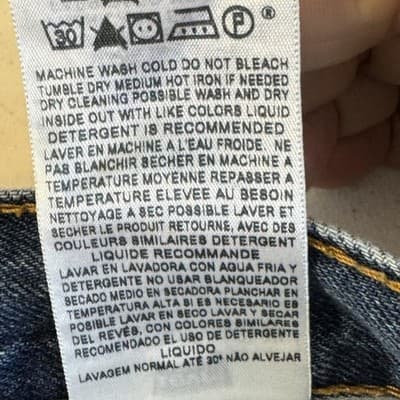 Levis 550 Jeans Mens 33x32 Relaxed Fit Tapered Leg Denim Classic - Thumbnail 5