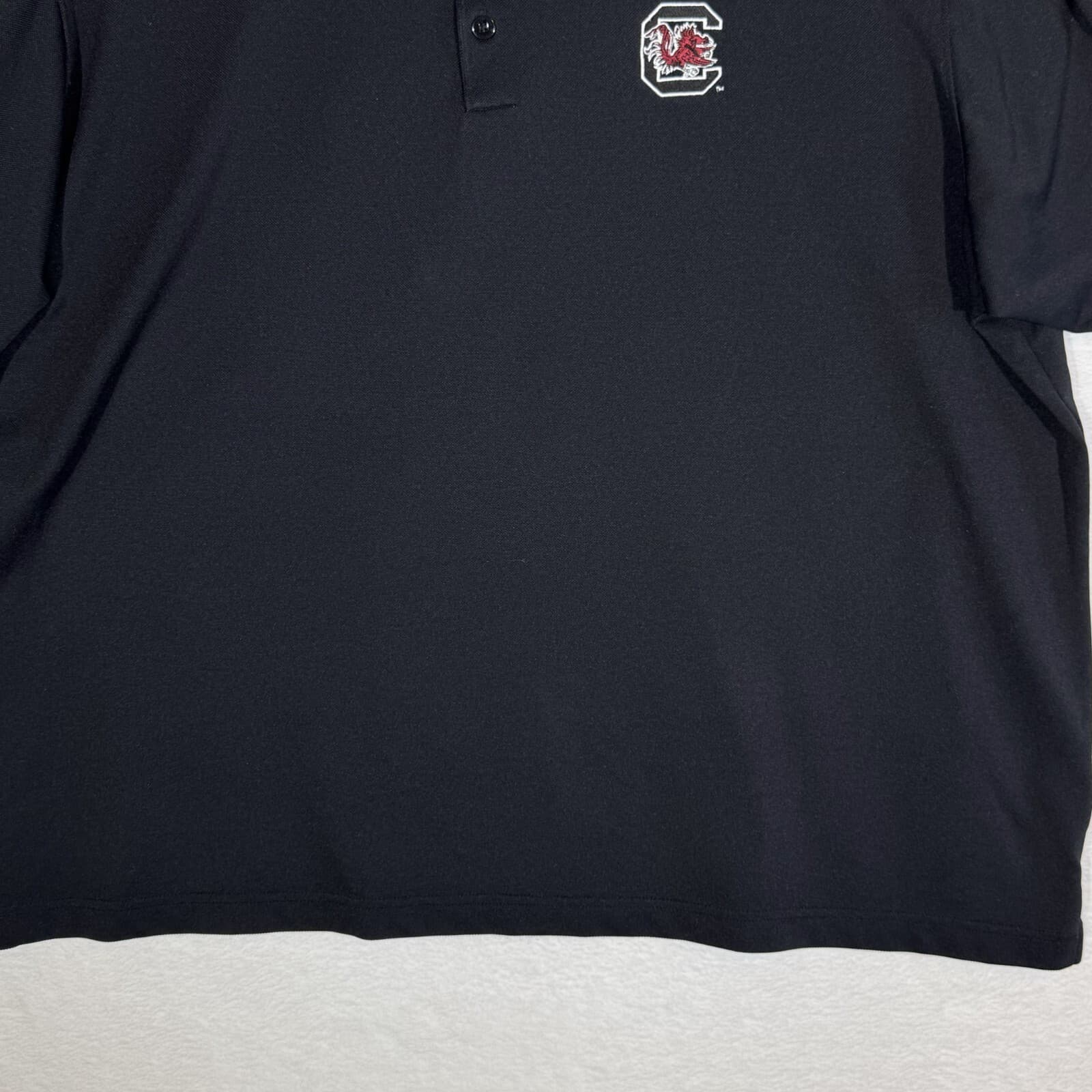 Antigua Men’s Polo Shirt 2XL Black – Golf/Performance Short Sleeve Collared - Thumbnail 9