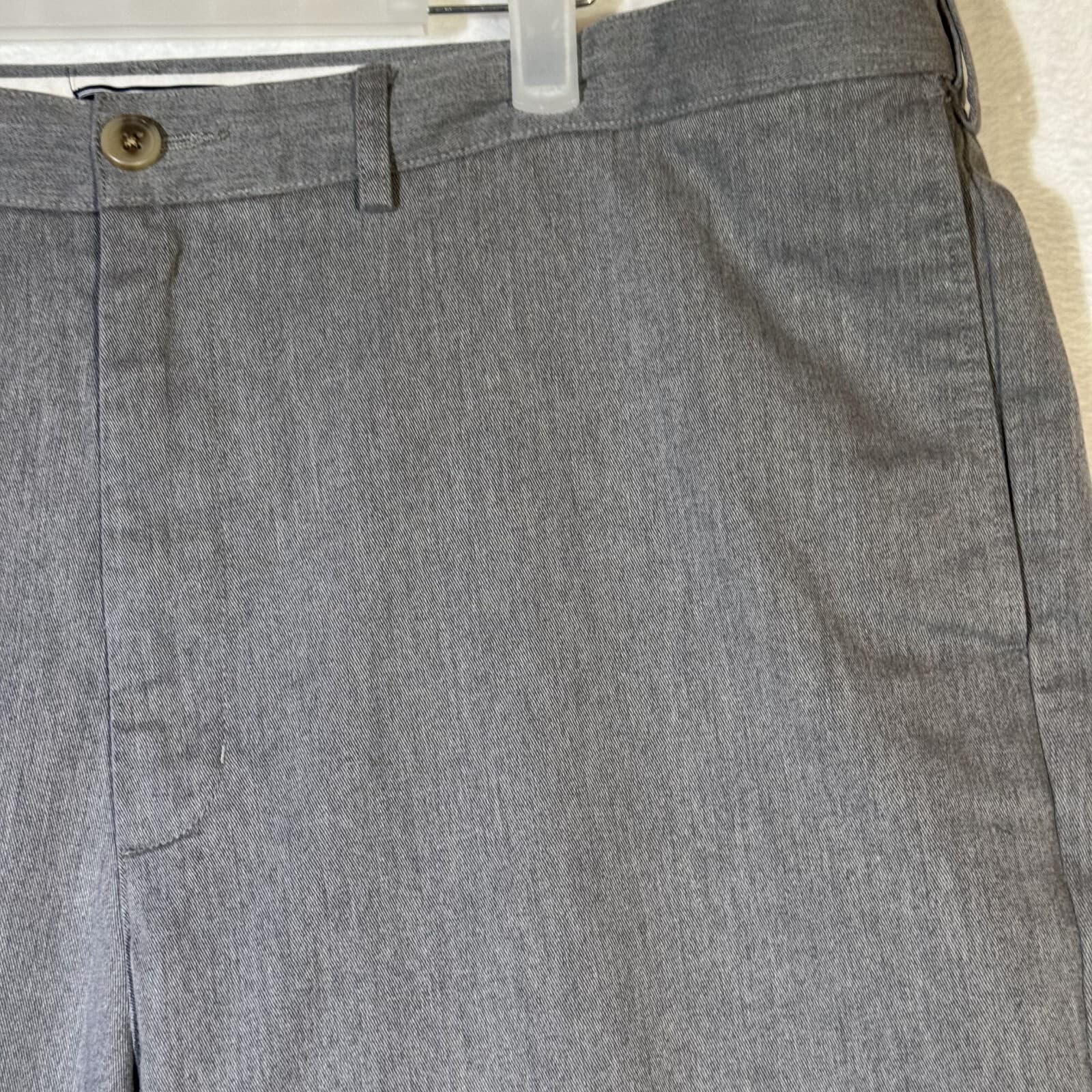 Lands’ End Men’s Gray 100% Cotton Straight-Leg Pants, Size 42 – Excellent - Thumbnail 5