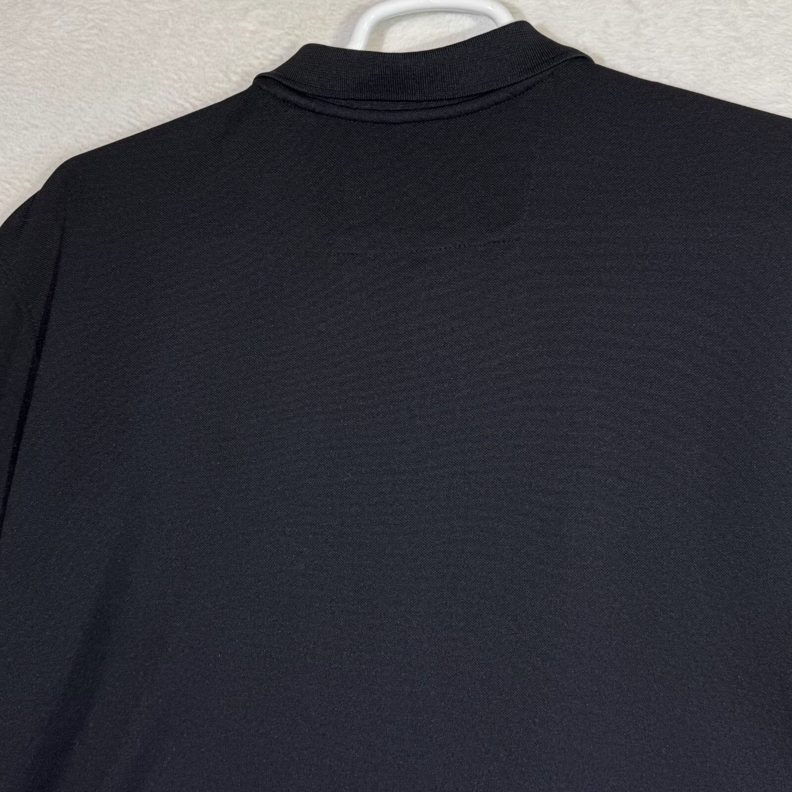 Antigua Men’s Polo Shirt 2XL Black – Golf/Performance Short Sleeve Collared - Thumbnail 11