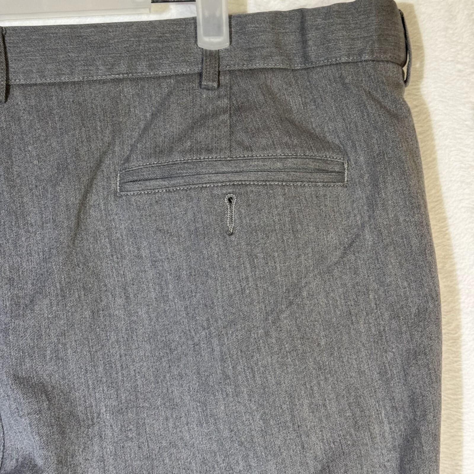 Lands’ End Men’s Gray 100% Cotton Straight-Leg Pants, Size 42 – Excellent - Thumbnail 9