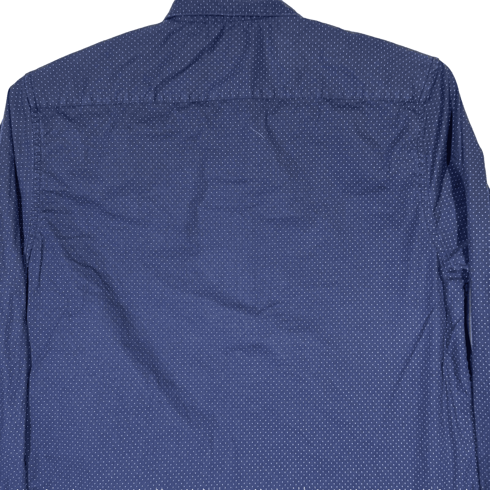 Cactus Man Men’s Navy Polka Dot Slim Button-Up Shirt, Size L – Excellent Cond - Thumbnail 8