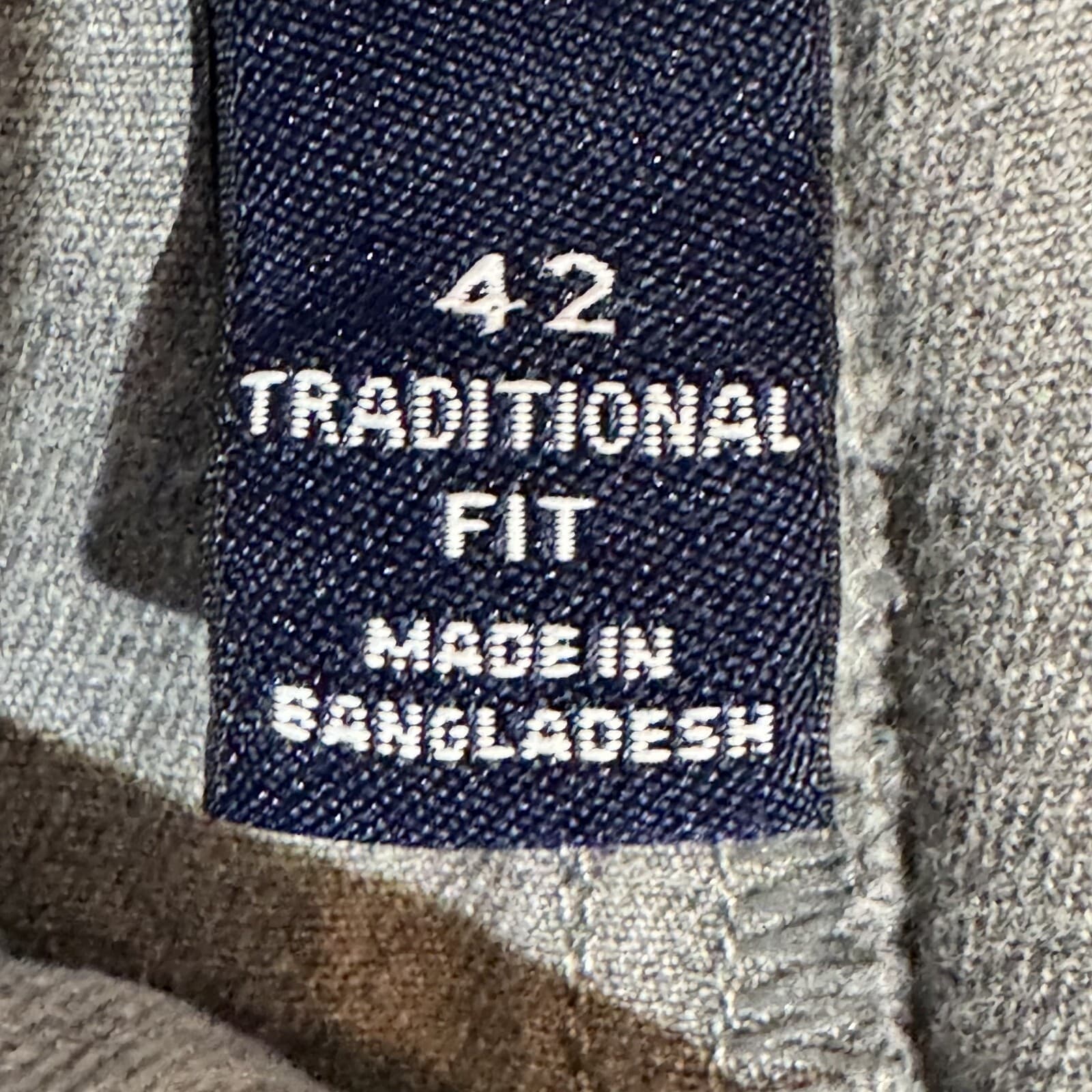 Lands’ End Men’s Gray 100% Cotton Straight-Leg Pants, Size 42 – Excellent - Thumbnail 11