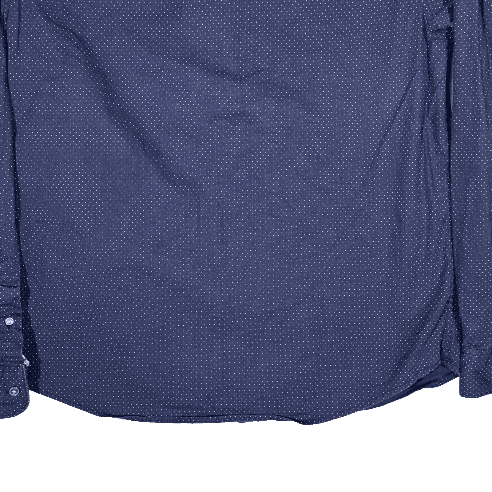 Cactus Man Men’s Navy Polka Dot Slim Button-Up Shirt, Size L – Excellent Cond - Thumbnail 10