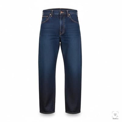 Dickies Jeans Mens 31x28 (32x30) Blue Dark Wash Straight Relaxed Denim Zip Fly - Image 1