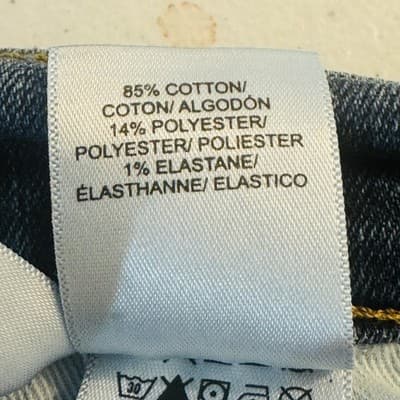 Lucky Brand 412 Athletic Slim Jeans Mens 36x27 Blue Medium Wash Tapered Zip Fly - Thumbnail 14