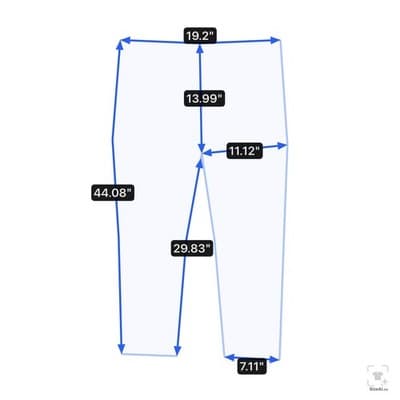 Levis 541 Jeans Mens 38x30 Blue Medium Wash Tapered Athletic Denim Zip Fly - Thumbnail 10